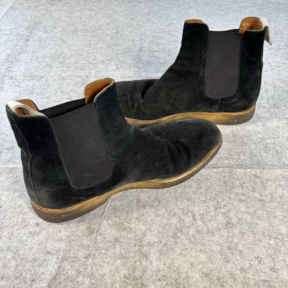 Common Projects Black Suede Boots 2157 EU 40 / Mens 7 / Womens 9 Italy MSRP $720